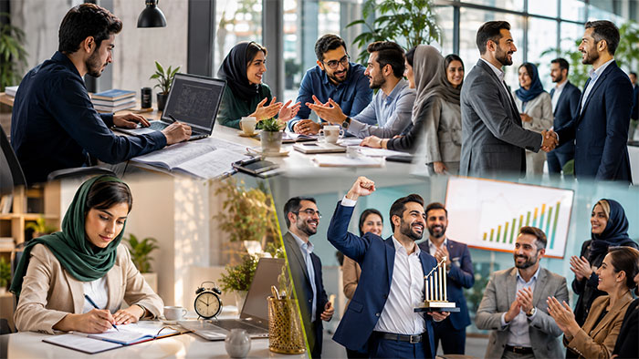 تلاش رازهای موفقیت در کار
