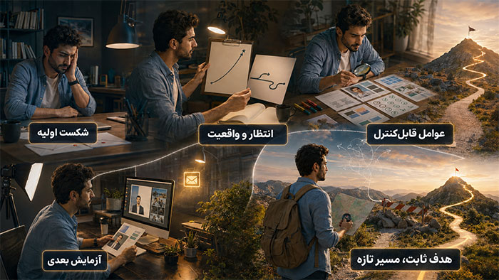 موفقیت رسیدن به موفقیت در زندگی و کار