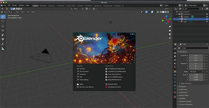 آموزشی Blender