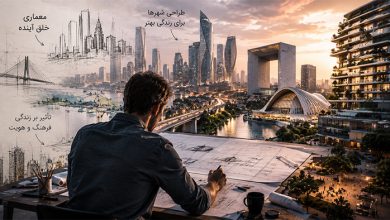 توسعه نقش معماری طراحی شهرها و ساختمانهای برجسته