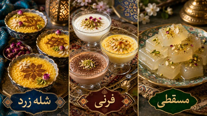 اطلاعات عمومی دسر های ایرانی