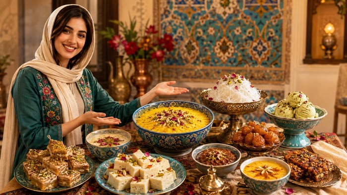 اطلاعات عمومی معرفی انواع دسرهای سنتی-محلی مختلف در ایران