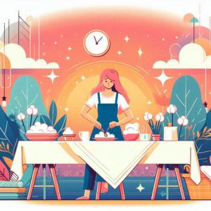 چیدن میز صبحانه