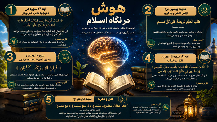 هوش در نگاه اسلام 