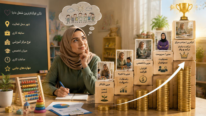 تربیت کودک درآمد رشته تربیت کودک