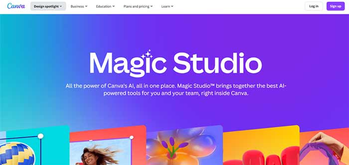 اینفوگرافیک Canva با Magic Studio
