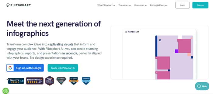 هوش مصنوعی Piktochart