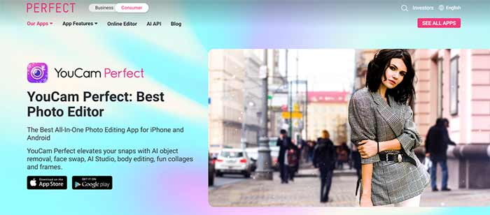 محیط YouCam Perfect