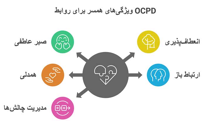 اینفوگرافیک ویژگی های همسر برای روابط 