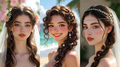 آرایش 7 بهترین آرایش مو در خانه برای عروسی، باز و باکش (نکات)