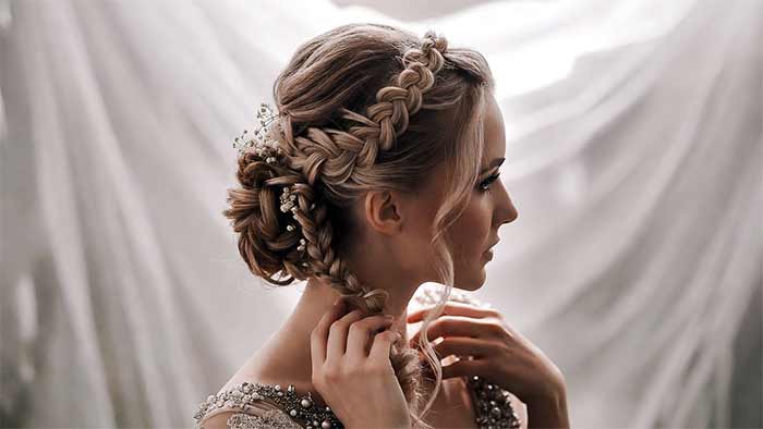 بافت فرانسوی بسته (French Braid)