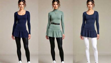 لباس مجلسی کوتاه با کفش اسپرت سفید یا رنگی (16 تیپ عالی)