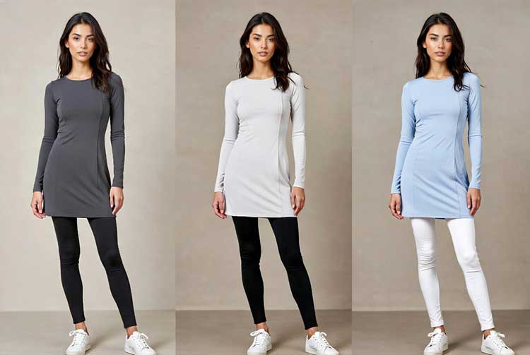 کلاسیک و مینیمال (با کفش اسپرت سفید)