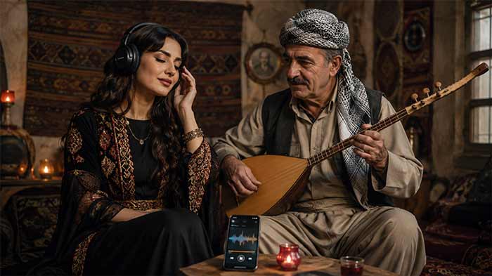 آهنگ کردی موسیقی محلی ایران