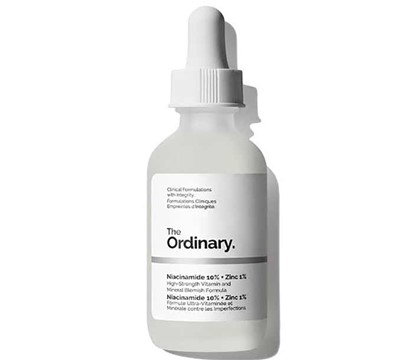Niacinamide + Zinc؛ برای براقی و منافذ باز